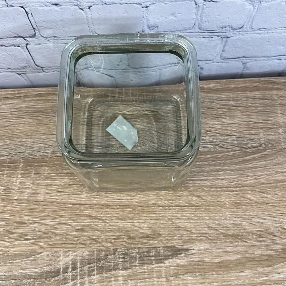 🌿 Square Clear Glass Vase - 4.5 x 4.5 Inches 🌿